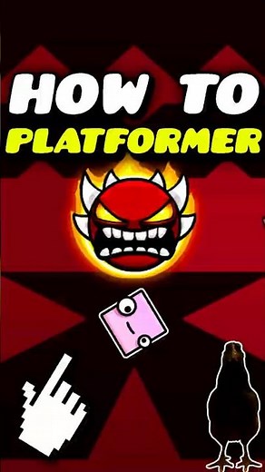 HOW TO PLATFORMER - GEOMETRY DASH #shorts #geometrydash #gd #games