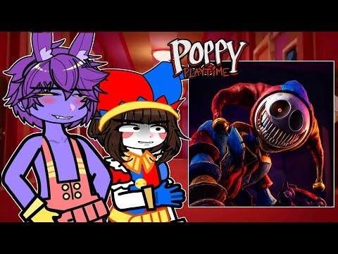 🇺🇸/🇧🇷/🇪🇸 Digital Circus React to poppy playtime | gacha reaction