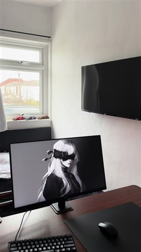 🫩#setup #minimalsetup #techtok #oled #compsetup