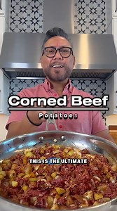 Corned beef and crispy potatoes ultimate comfort food