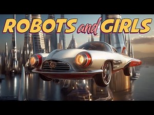ROBOTS and GIRLS - Retro-Futurism AI