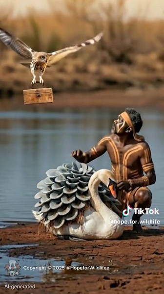 A Heartwarming Mute Swan Rescue with an Owl's Help