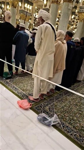 🌹🙌💚 Mashaallah Namaz In Masjid Al Nabawi #namaz #prayer #ziyarat #masjidalnabawi #madina #shorts