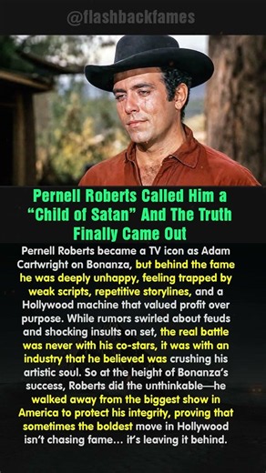 Pernell Roberts Called Him a “Child of Satan” And The Truth Finally Came Out #shorts