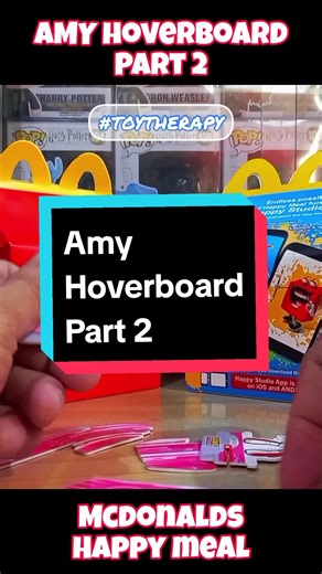 Unboxing the Amy Hoverboard from Sonic Happy Meal