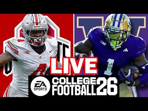 Ohio State at Washington - 9/27/25 Simulation (EA College Football 26)