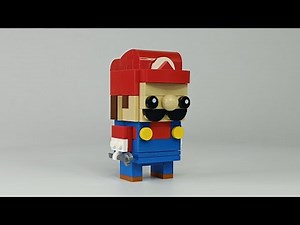 Lego BrickHeadz Super Mario MOC SpeedBuild Review ASMR