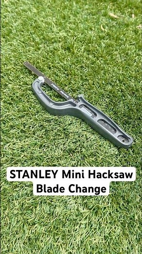 Blade Change on STANLEY Mini Hack Saw | Oddly Satisfying ASMR Sounds | DIY How to