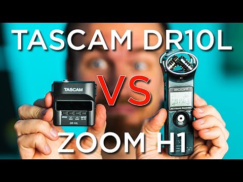 TASCAM DR-10L vs. ZOOM H1 - Welcher ist besser für Hochzeitsvideografen?