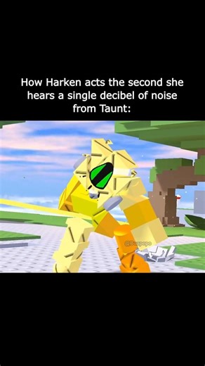 Harken obliterates Taunt #roblox #animation #shorts #moonanimator