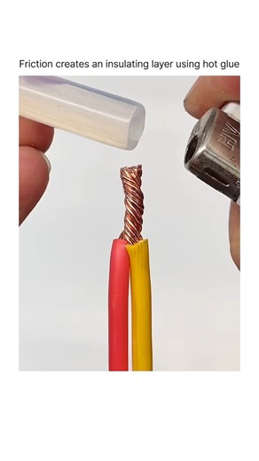 ExplainingNothinng on Instagram: "Standard hot glue is often criticized for peeling off smooth surfaces, but when applied correctly, it can create a permanent, vibration-resistant insulating jacket. This is the Molecular Friction-Anchor, a professional-grade DIY technique that uses localized heat to fuse the adhesive to the substrate rather than just letting it sit on the surface. The critical step is the surface-temperature synchronization. Before applying the glue, you use the hot metal tip of