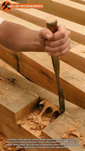Smart Mortise Chiseling Technique Every Woodworker Should Know!