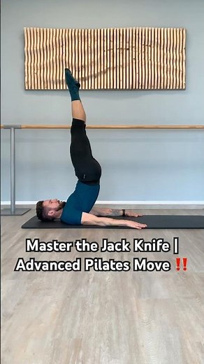 Jack Knife Pilates Exercise | Advanced Core & Flexibility!💥