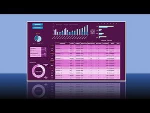 How to Build an Excel Task List - Step by Step Free tutorial, project Dashboard for Activities