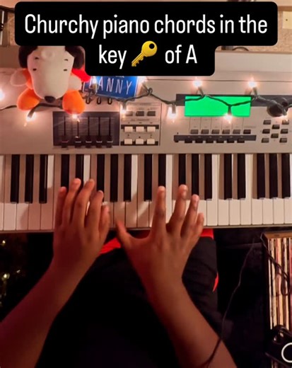 Dan on Instagram: "Nice churchy piano chords in the key of A … sometimes you gotta sit for hours at a time doing the same chord Progression over and over … you’ll be surprised what you come up with. 💯 muscle memory is key 🔑 #piano #pianocover #pianochords"