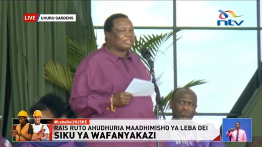 Francis Atwoli: I am sitting on the SHA board representing workers and I want to assure Kenyans that SHA is now working. #LabourDay2025KE | NTV Kenya