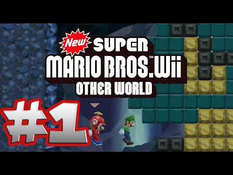 New Super Mario Bros. Wii Other World - 100% Co-op Walkthrough Part 1