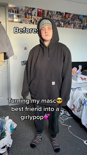 Turning My Masc Best Friend into a Girlypop - Amazing Transformation!
