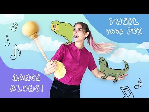 Poi Dance for Kids | "Hui o te Ata" Follow Along! | Dance Music for Kids ♫