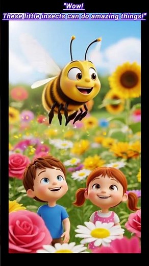 Cute Bugs for Kids 🐜 Learn Insects & Nature 🦋 play learn kids #youtubeshorts #eyfs #kidslearning