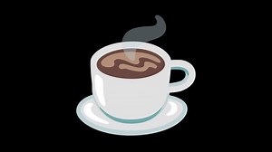 Steaming Hot Beverage Emoji Animated On Stock Footage Video (100% Royalty-free) 3588731315 | Shutterstock