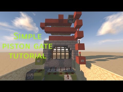 Simple Piston Gate [Tutorial]