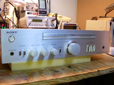 Sony TA-242 Amplifier Repair Refurbishing part 1 of 1