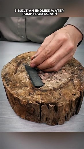 Build an Endless Water Pump from Scrap Materials