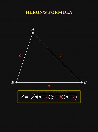 Heron's Formula Explained | Math Help