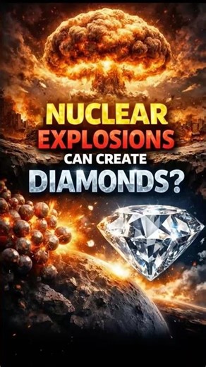 “Nuclear Explosions Can Create Diamonds?! 💎☢️”