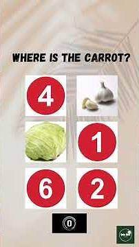 Memorize the Places of Vegetables #memories #trendingshorts