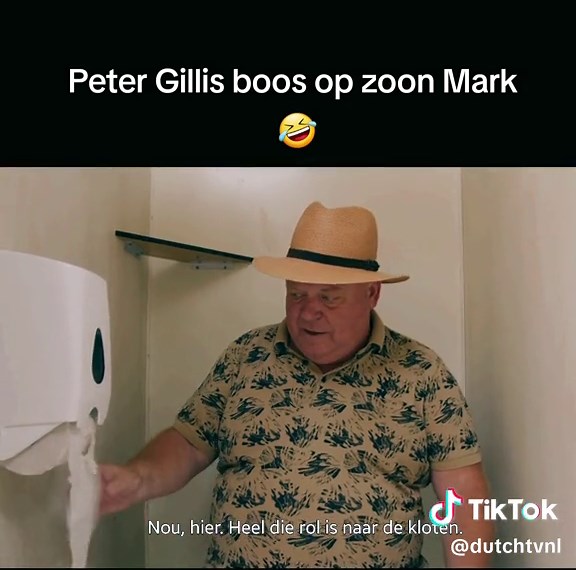 Peter Gillis boos op zoon Mark: Toilet chaos 🤣😅