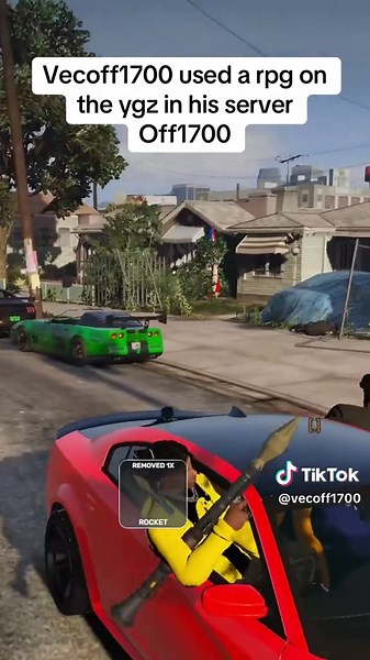GTA RP: Vecoff1700 Uses RPG on YGZ in Off1700 Server