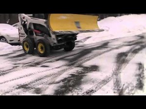 Bobcat Plowing Snow Part 3
