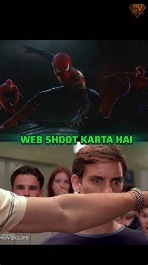 Content Verse on Instagram: "How Tobey Maguire's Spiderman Actually Shoots Web...😱 #SpiderMan #TobeyMaguire #tomholland #andrewgarfield #Avengers"