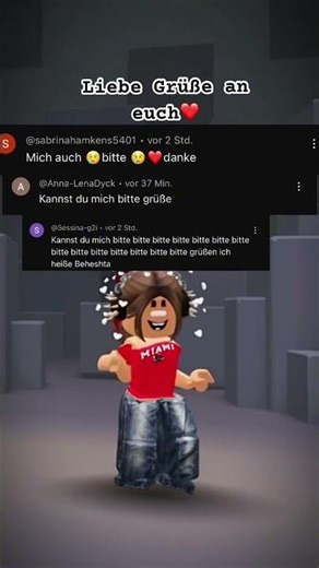 Liebe Grüße an euch❤️ #fypシ #foryou #roblox #viral #dance #tanzen #winter #shorts #grüßen #preppy
