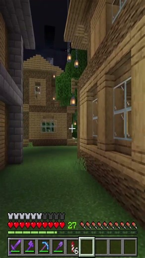 Minecraft Oak Wood And Stone Brick Fletcher Villager House Update 4 #mc #minecraft #realms #shorts