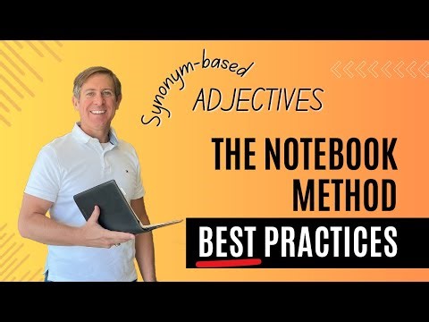 The Notebook Method: Synonym-based Adjectives