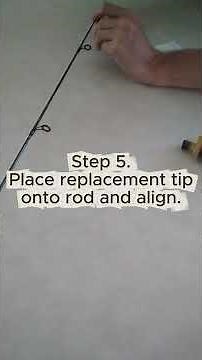 Basic fishing rod tip repair