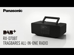 Schickes Radio in Retro-Design mit DAB+ RX-D70BT | Panasonic Produktvorstellung