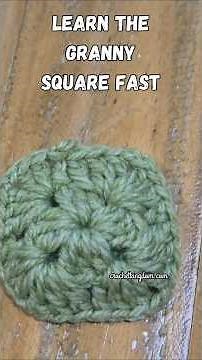 How to Crochet a Granny Square for Beginners (Easy Step-by-Step) #crochet #learncrochet