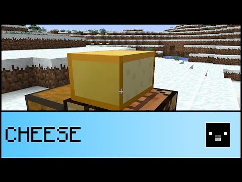 CRAFTING AND EATING CHEESE (Vanilla Minecraft 1.9)