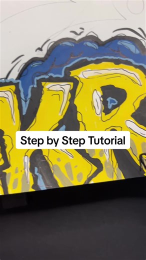 Step by Step for Beginners! Folgt wenn ihr mehr Tutorials sehen wollt! #graffiti #graffitiforyou #streetart #transformation #procreateart