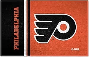 FANMATS 19273 Philadelphia Flyers Starter Mat Accent Rug - 19in. x 30in. | Sports Fan Home Decor Rug and Tailgating Mat Uniform Design