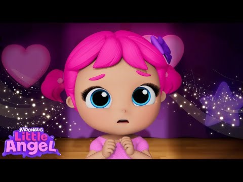 Jill's Stage Fright at her First Ballet Recital 🩰 | Little Angel And Friends Kid Songs