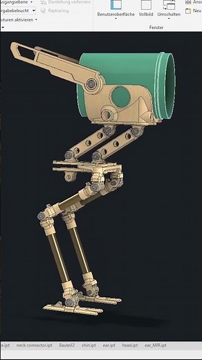 Making a real ROBOT CHICKEN in CAD