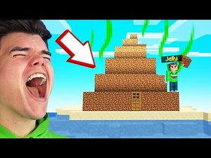 I BUILT A TROLL ISLAND For My FRIEND In MINECRAFT!