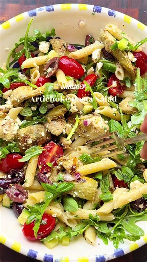 Delicious Summer Artichoke Pasta Salad Recipe