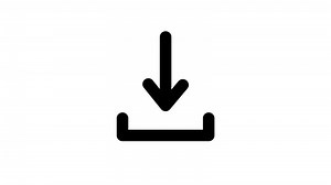Download Flat design animated download arrow symbol. for free