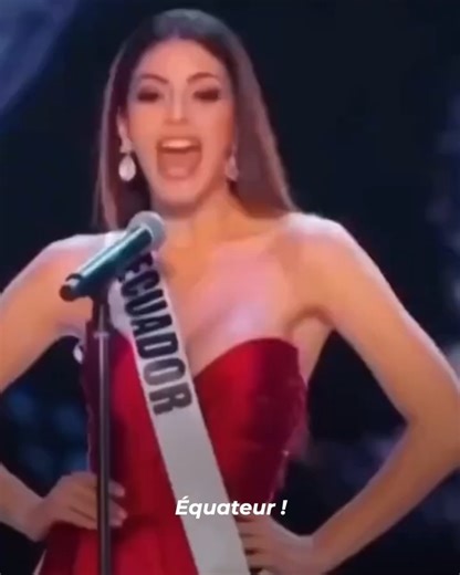 799K views · 3.2K reactions | La représentante de la France à Miss Univers est devenue virale pour un moment adorable et comique alors qu'elle s'exhibait devant tout le monde. | Formidable | Facebook